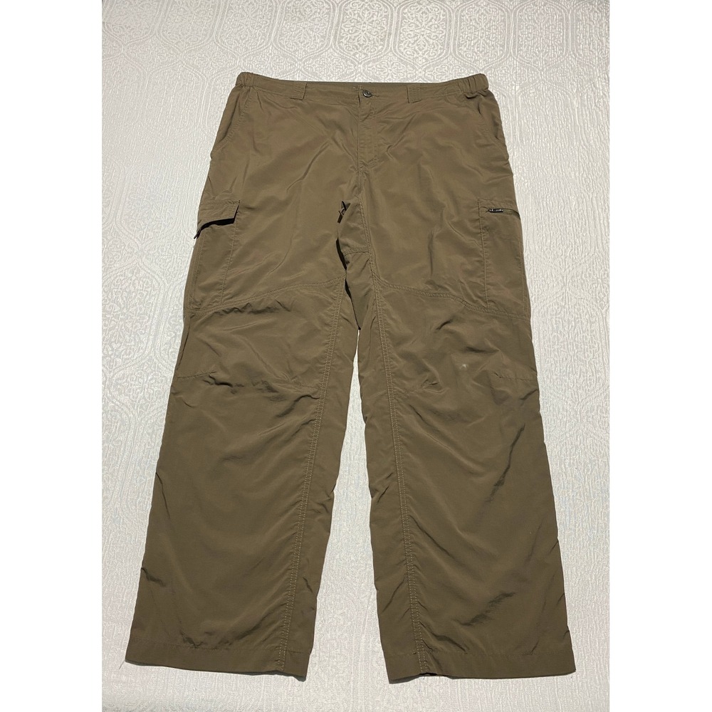 Columbia Omni Shade Cargo Pants‎ Mens Size 40×30 Gren Lightweight Ripstop